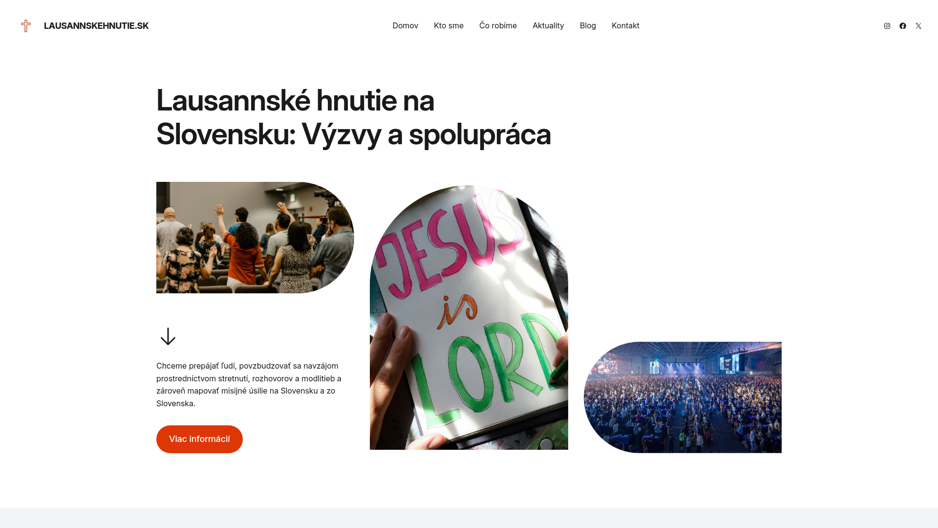 website screenshot of https://lausannskehnutie.sk/