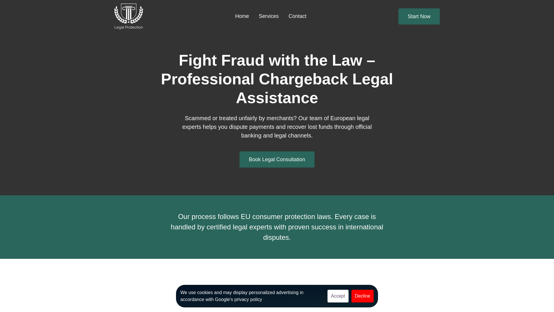 website screenshot of https://trustreclw.info/