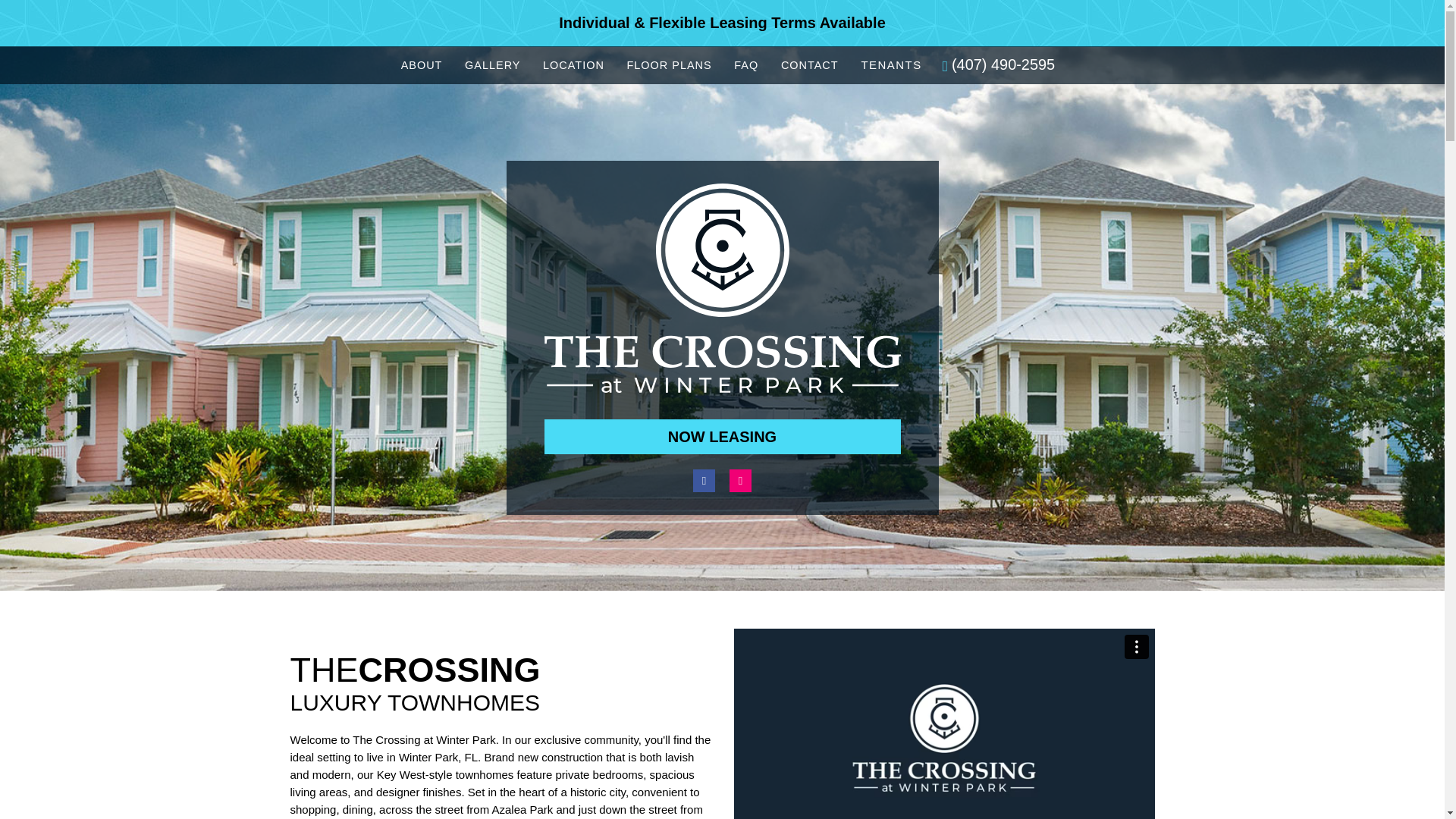 website screenshot of https://thecrossingatwinterpark.net/
