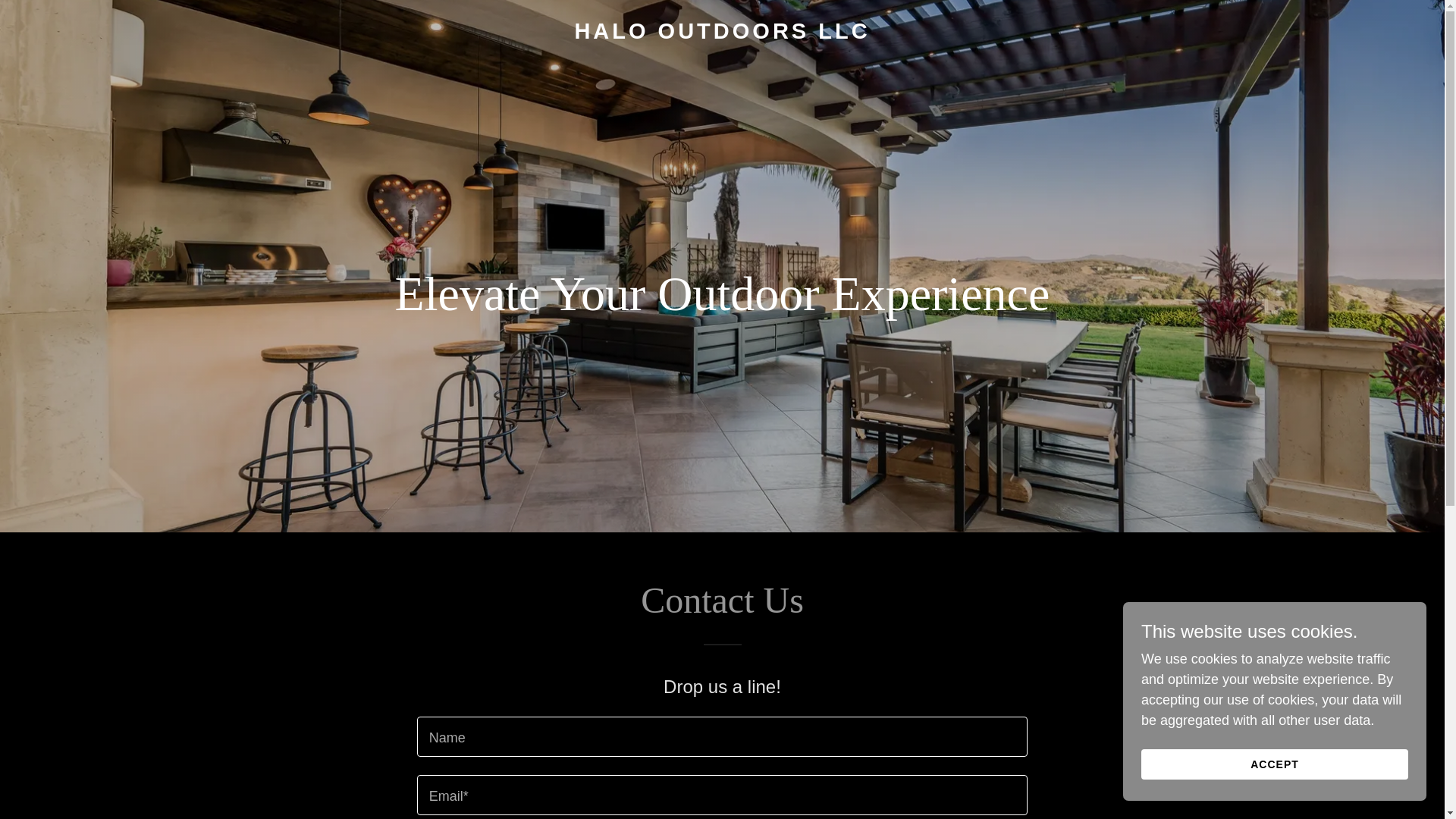 website screenshot of https://halooutdoors.us/
