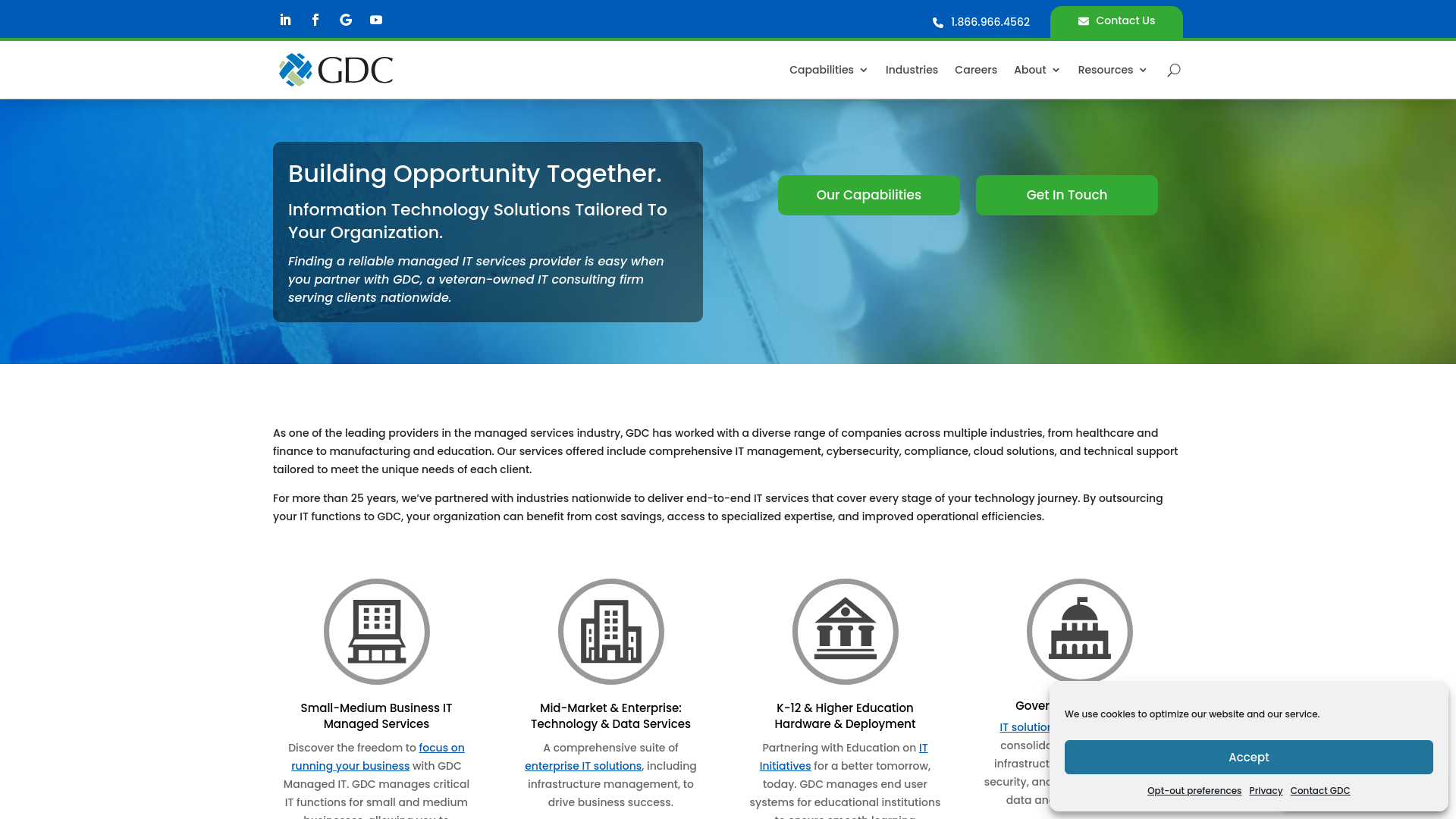 website screenshot of https://gdcitbusinessit.com/