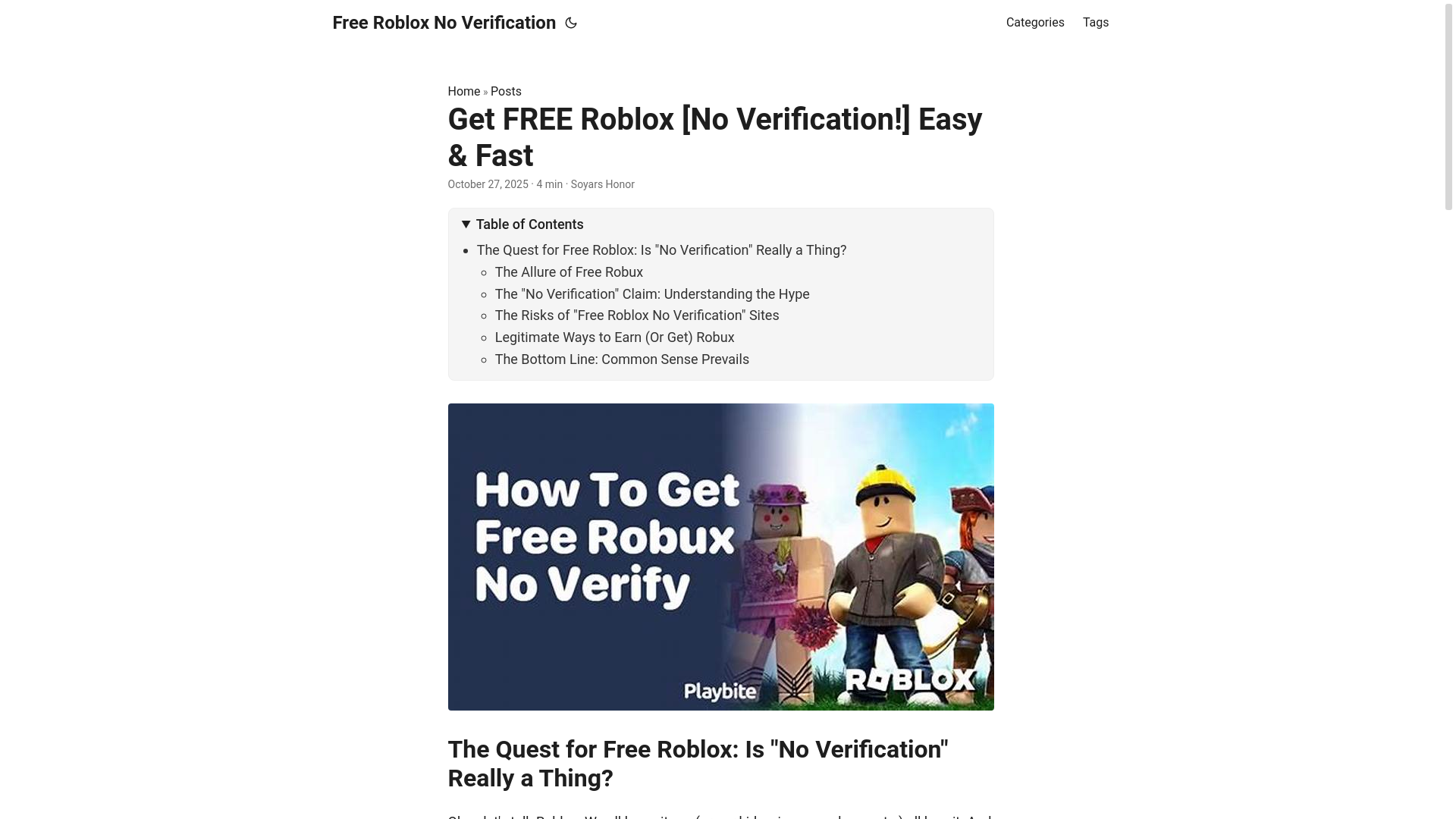 website screenshot of https://free-roblox-no-verification.pages.dev/