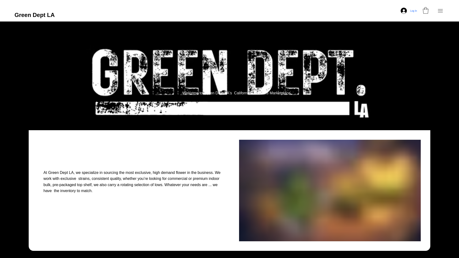 website screenshot of https://greendeptdtla.com
