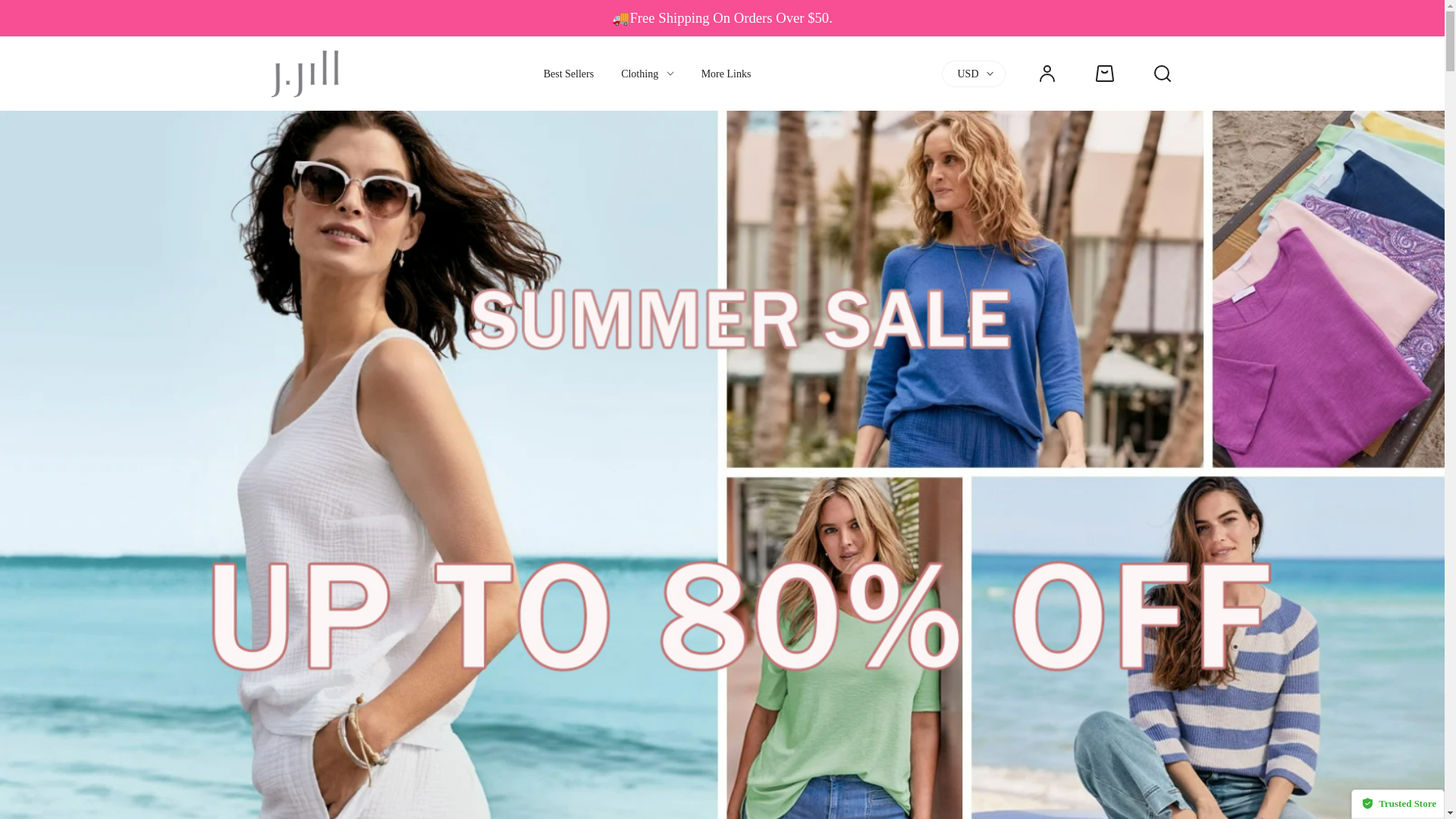 website screenshot of https://jjillofficialsitek.com/