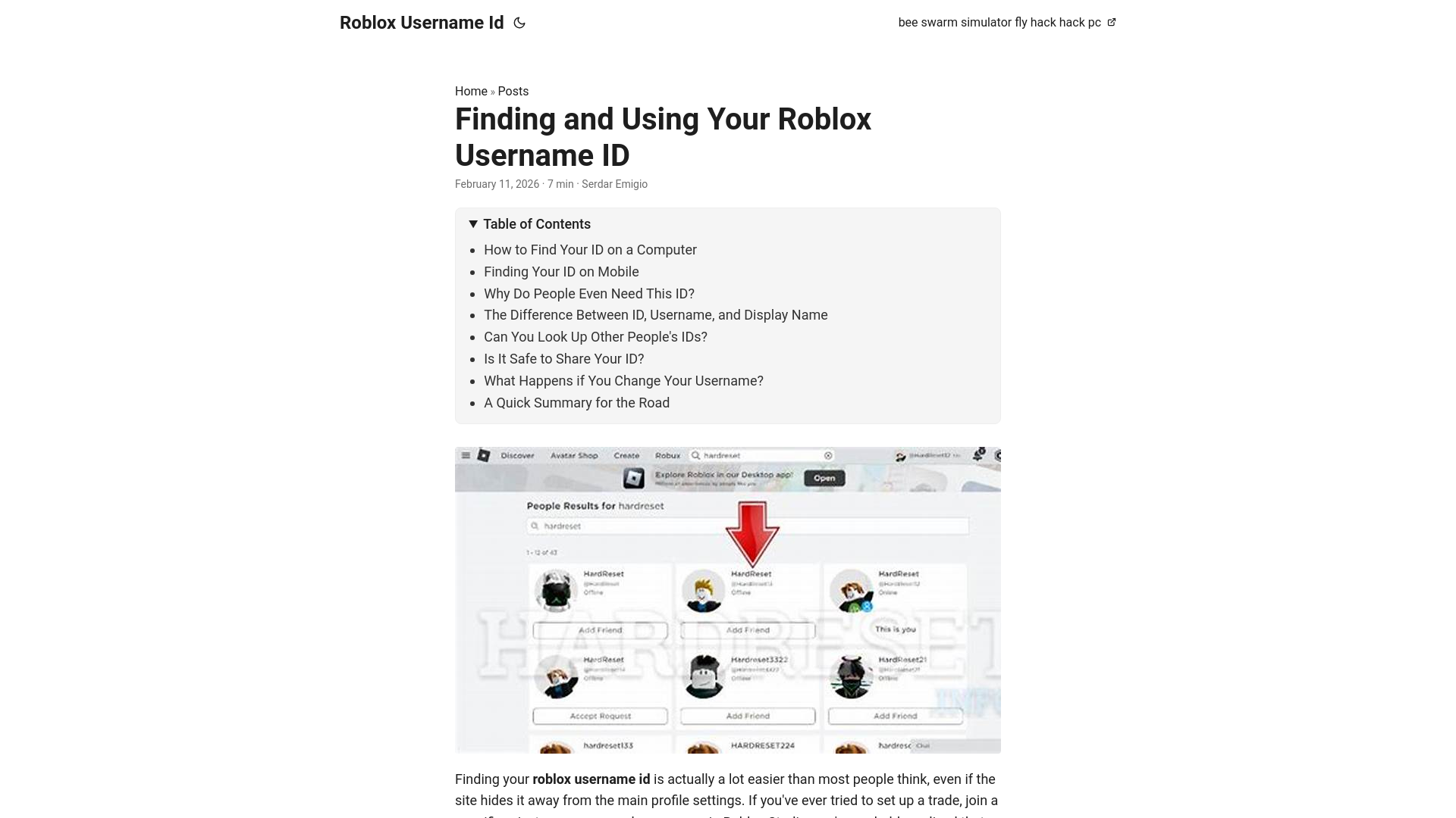 website screenshot of https://roblox-username-id.pages.dev/