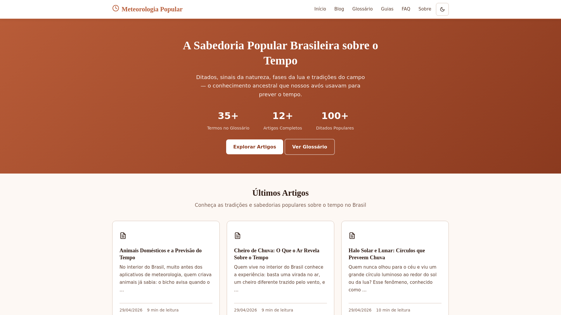 website screenshot of https://meteorologiapopular-com-br.pages.dev/