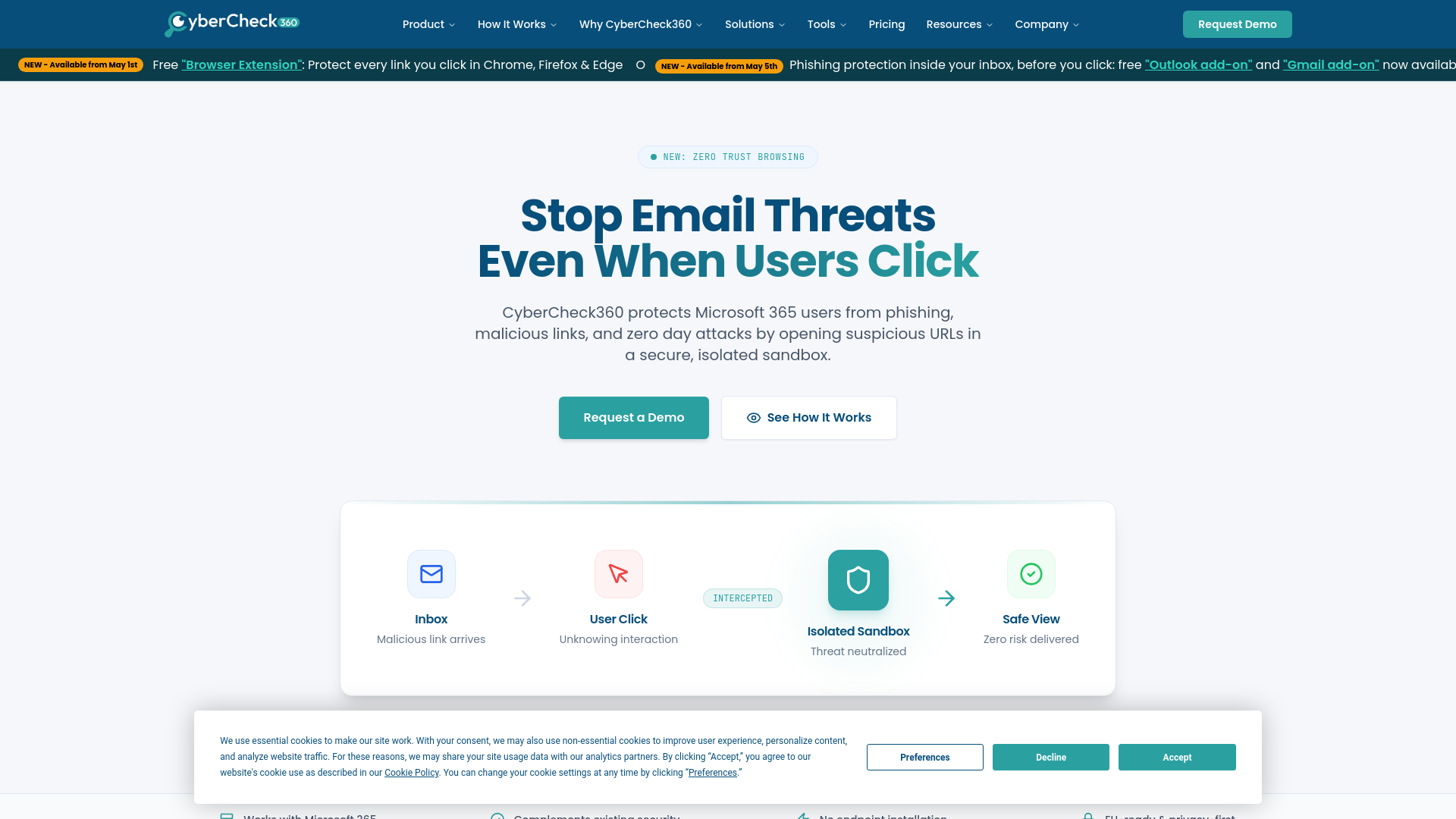 website screenshot of https://cybercheck360.com/