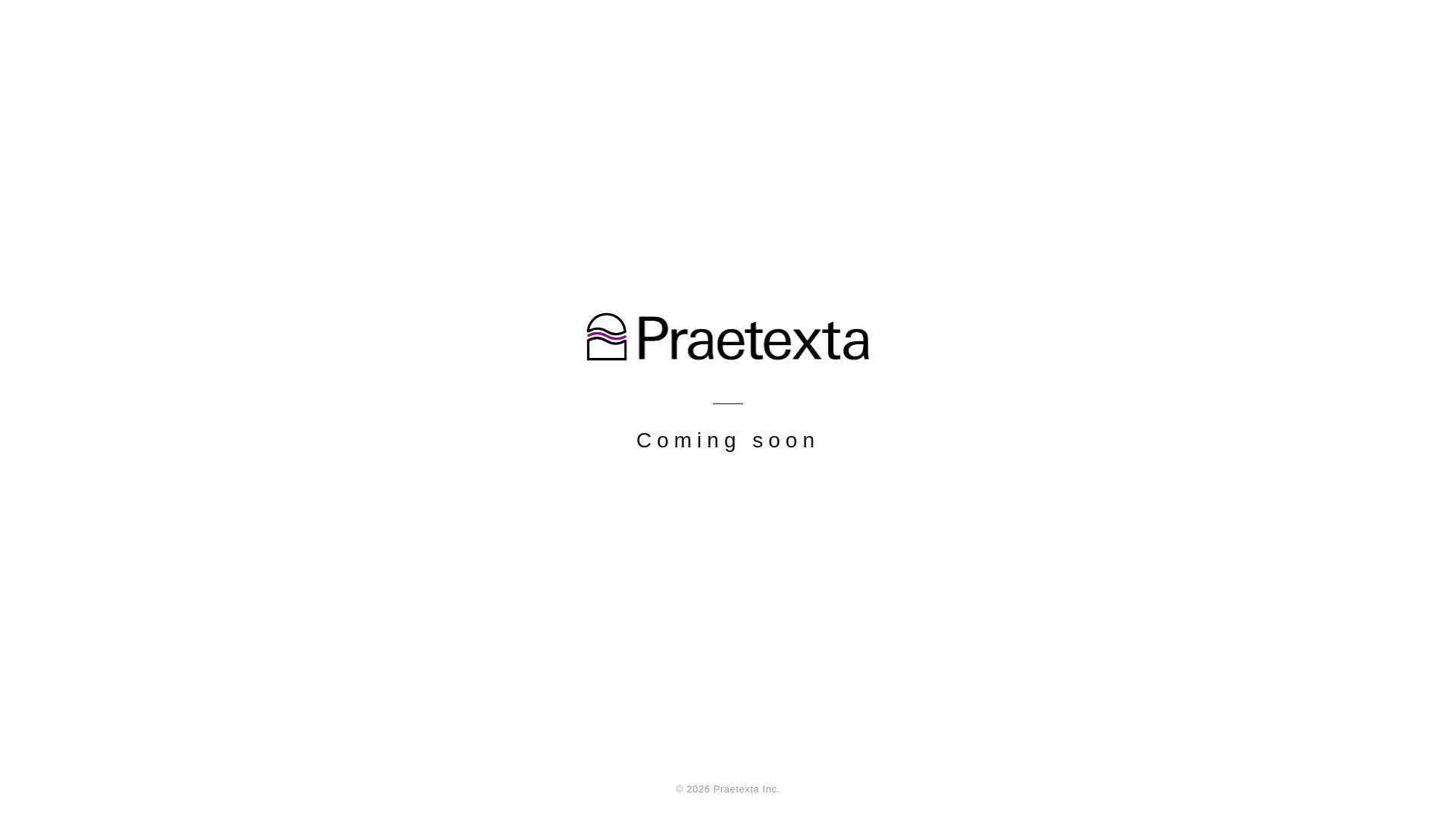 website screenshot of https://praetexta.pages.dev/