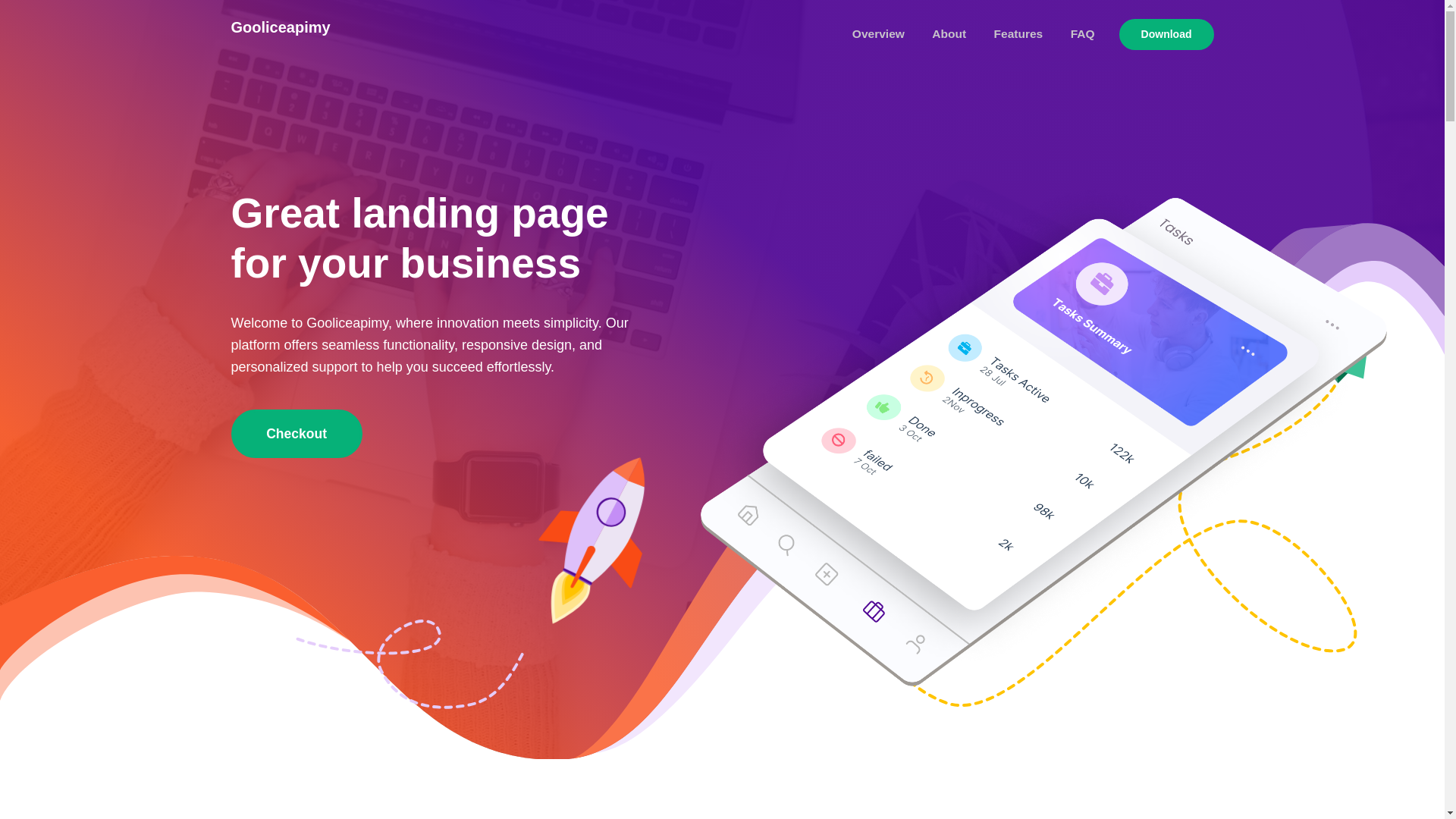 website screenshot of https://gooliceapi.my.id/