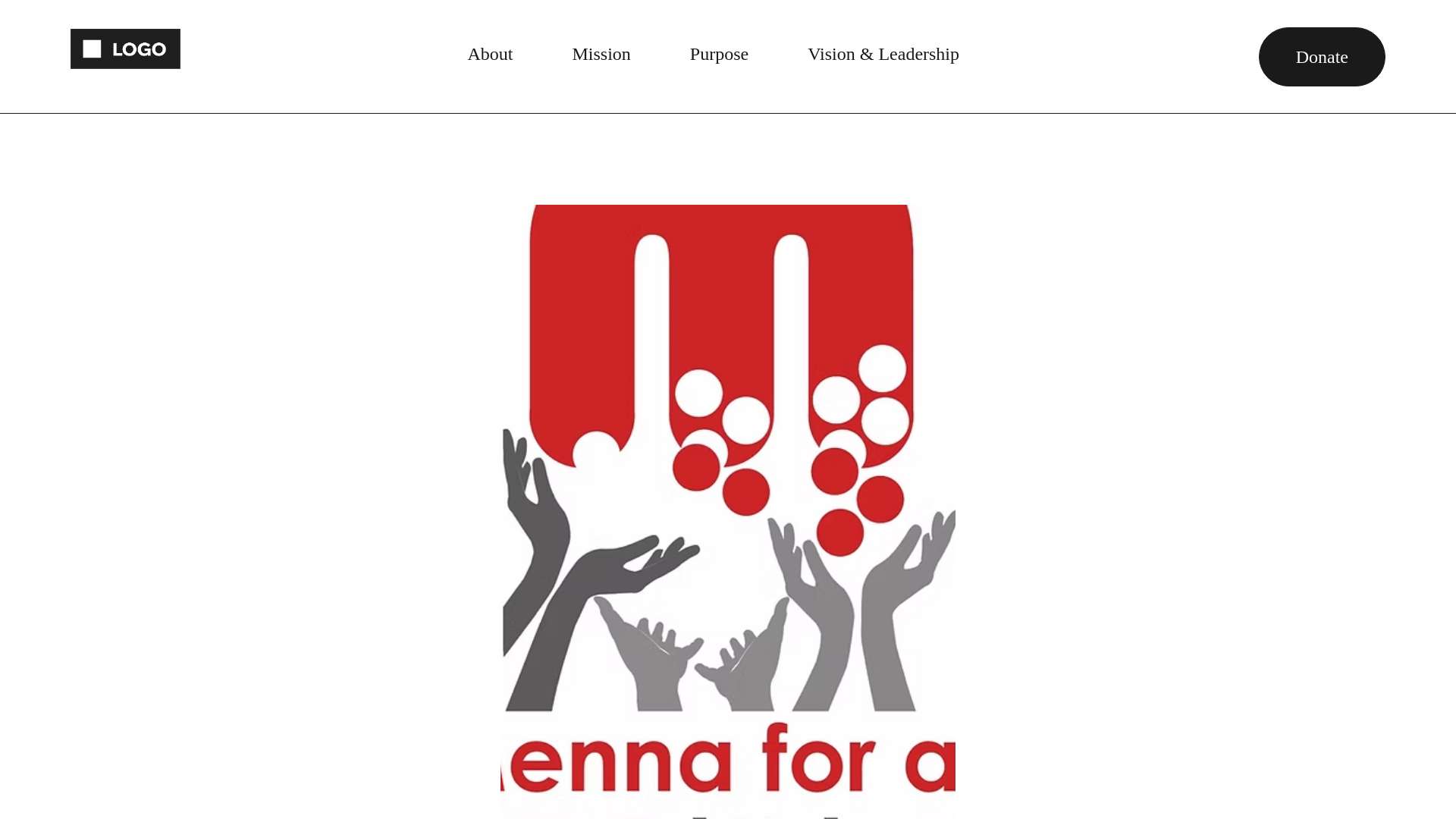website screenshot of https://mennaforallfoundation.org/