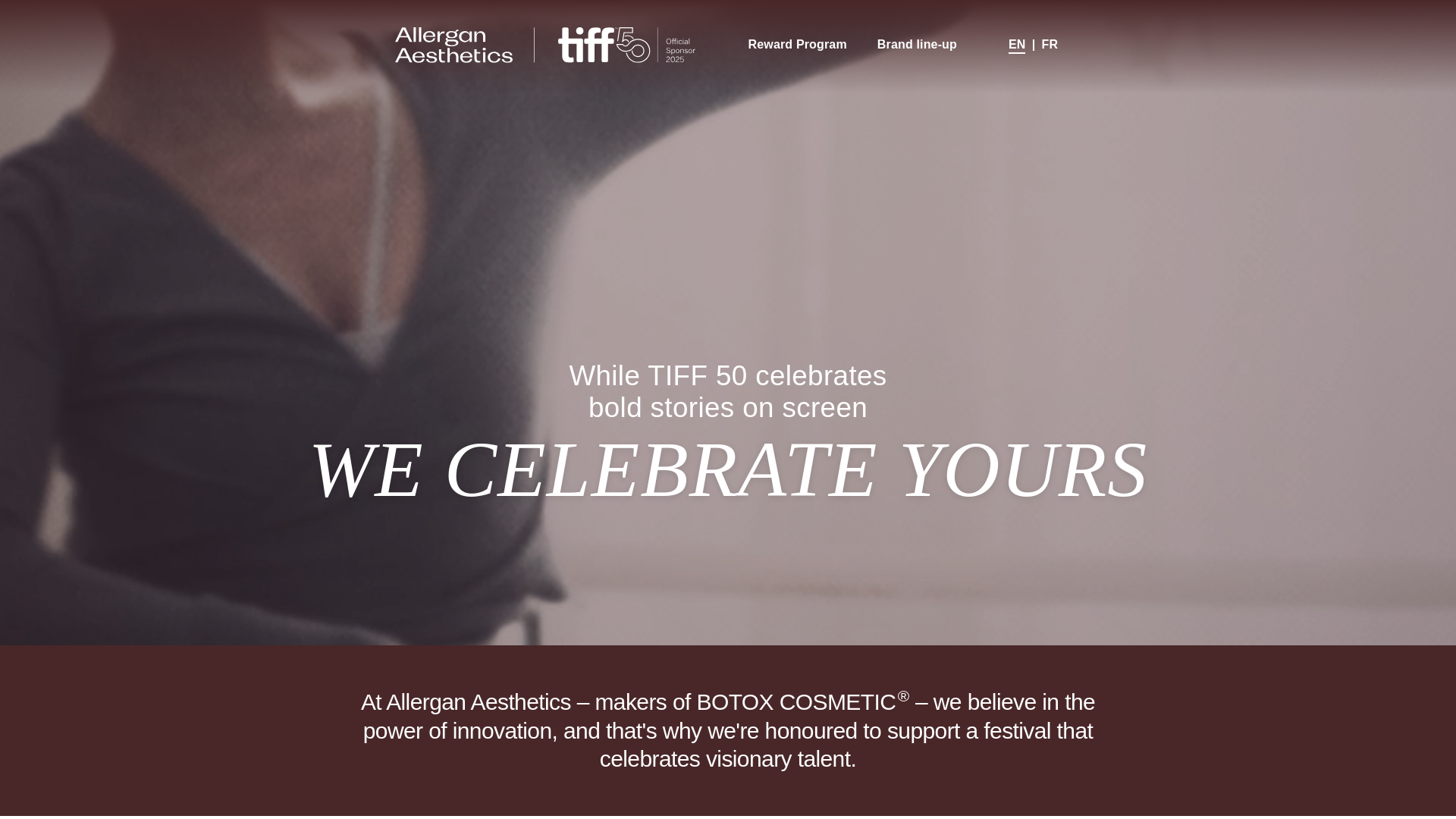 website screenshot of https://tiff50-landing-page-static-site.pages.dev/
