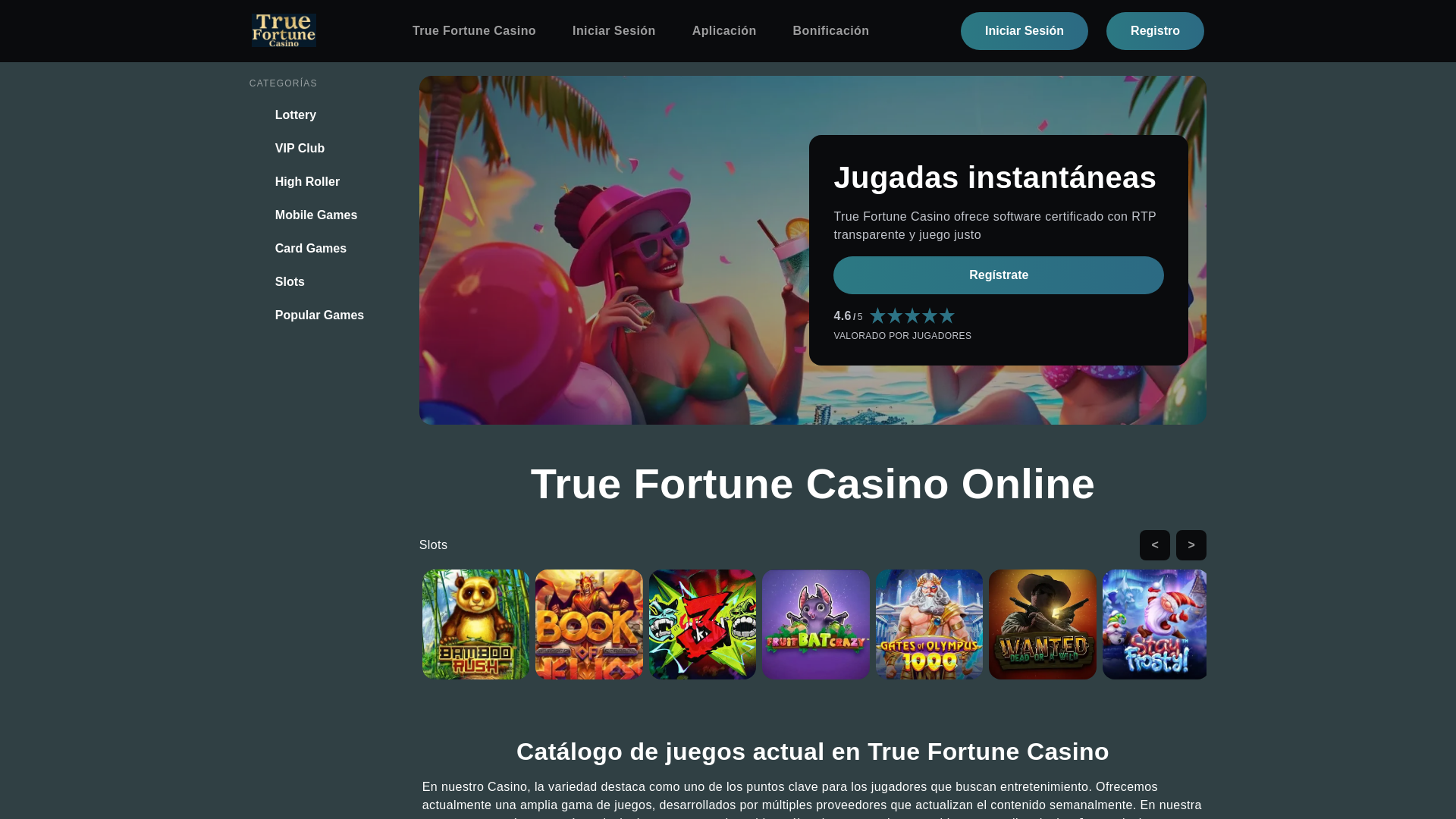 website screenshot of https://casinotruefortunespain-com.pages.dev/