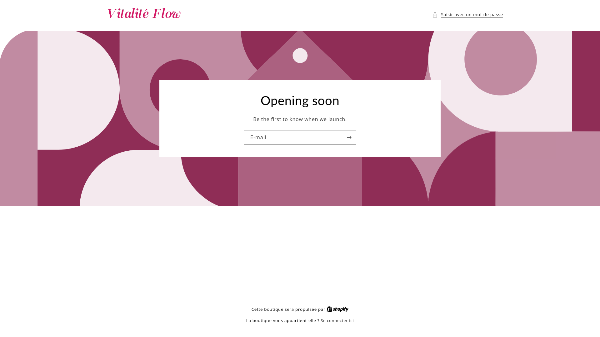 website screenshot of https://vitaliteflow.com/