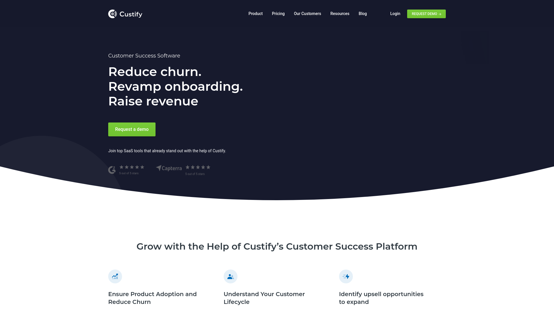 website screenshot of https://360custifyapptech.com/