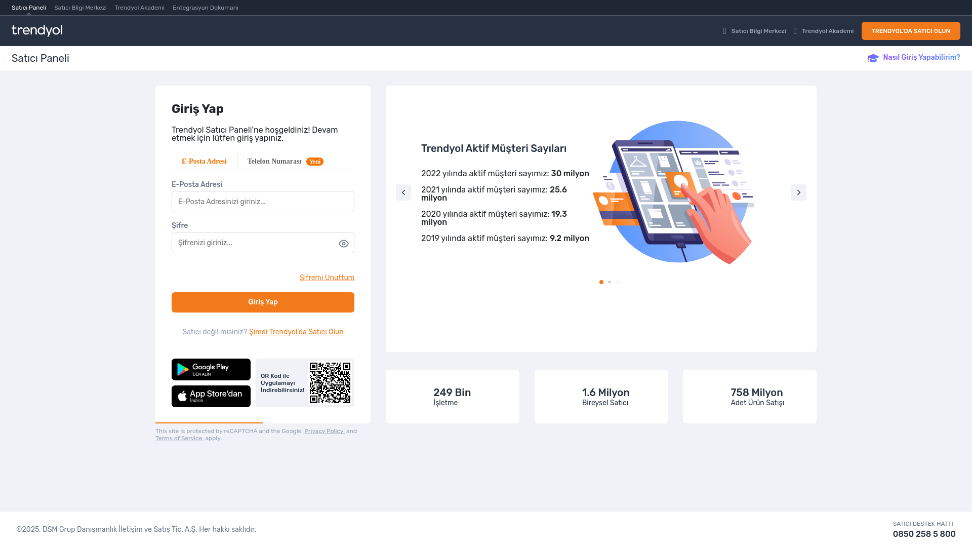 website screenshot of https://trendyolkep.net/