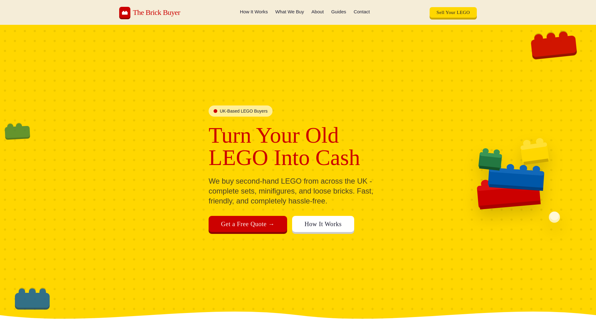 website screenshot of https://thebrickbuyer.co.uk/