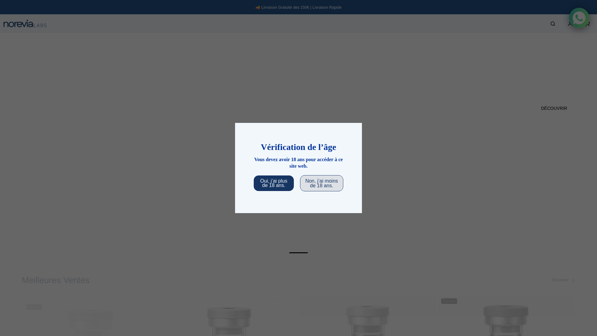 website screenshot of https://norevia-labs.com/