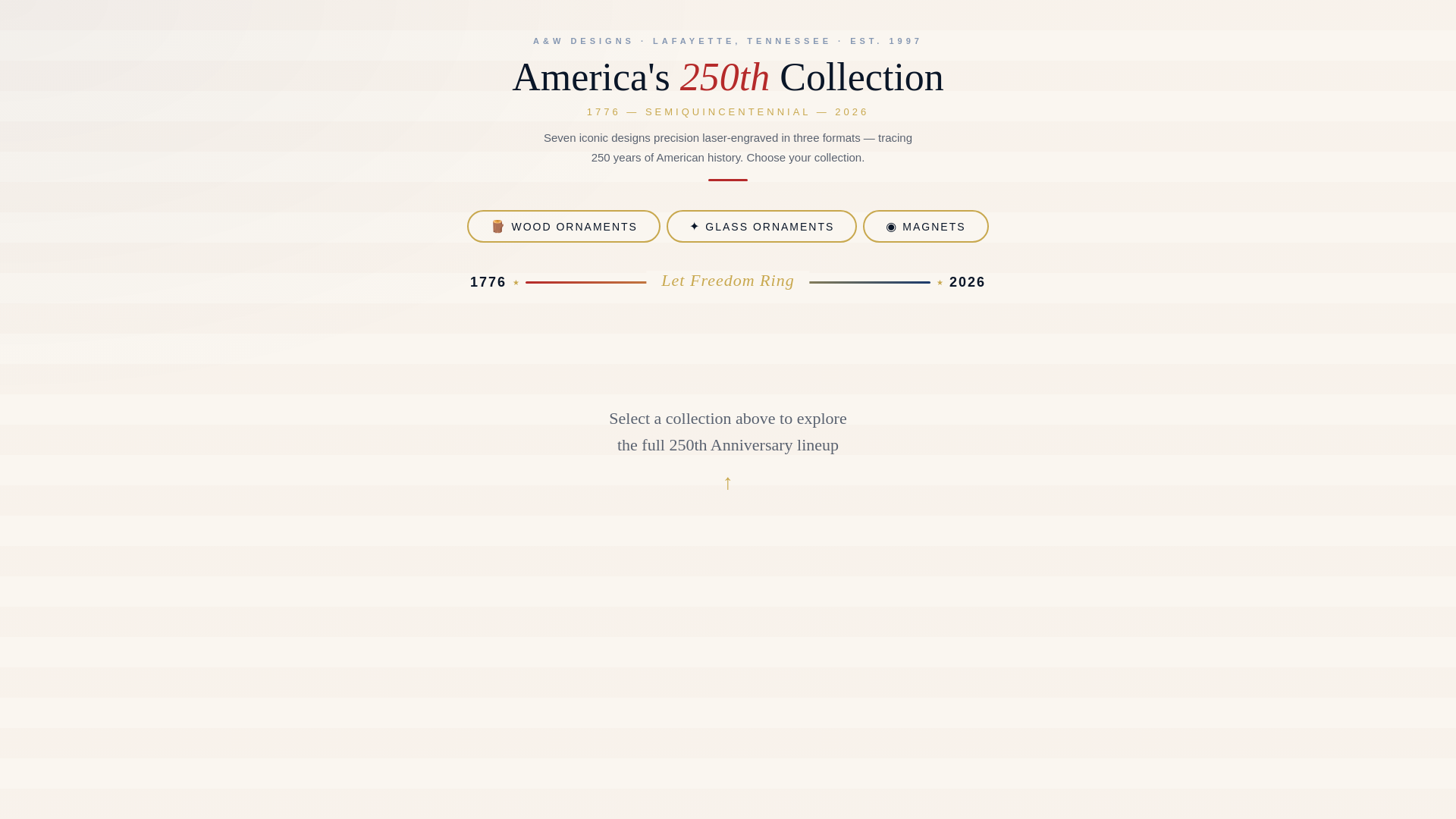 website screenshot of https://awdesigns250.com