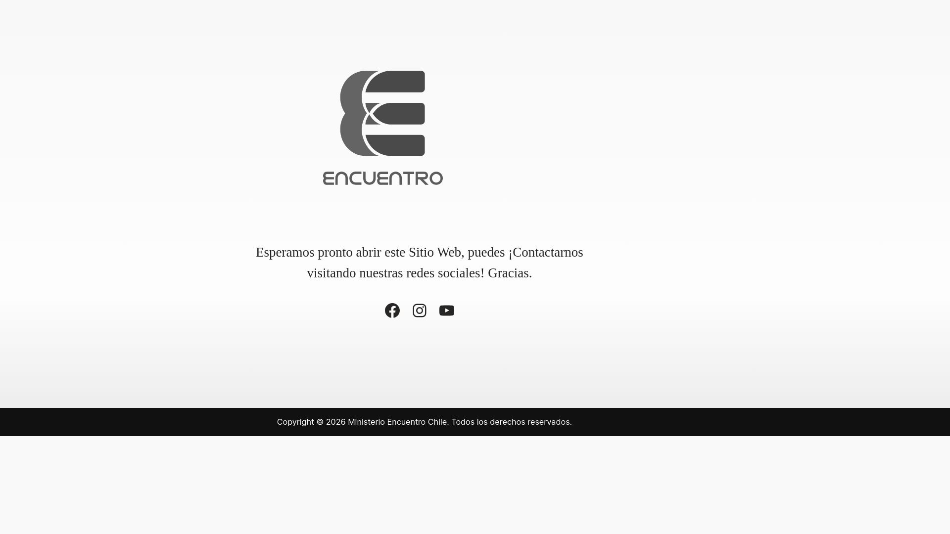 website screenshot of https://ministerioencuentro.cl