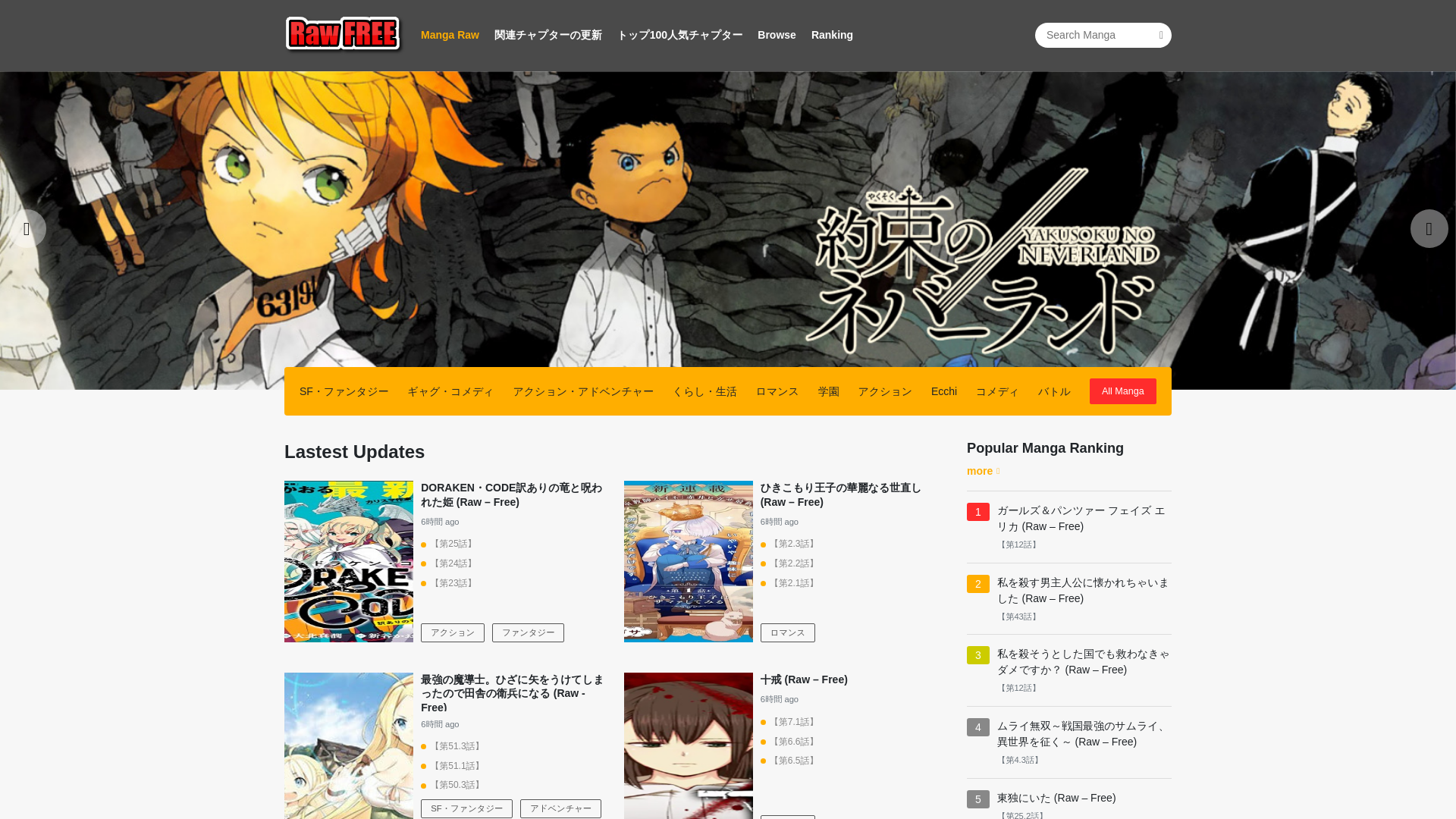 website screenshot of https://rawfree.mk/