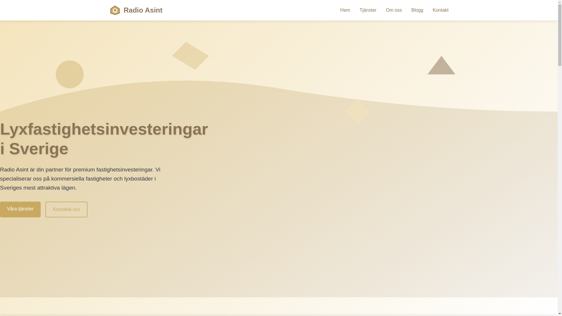website screenshot of https://radioasint.com/