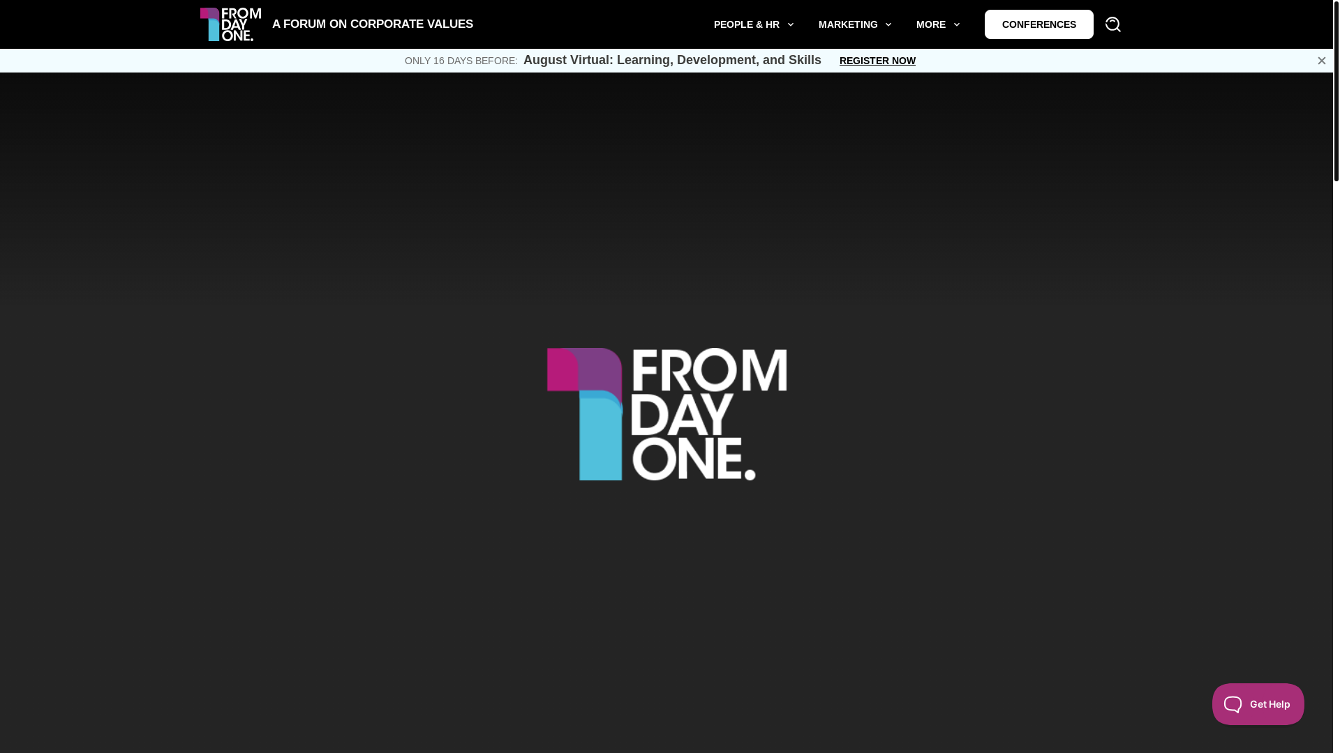 website screenshot of https://fromday1labs.com/