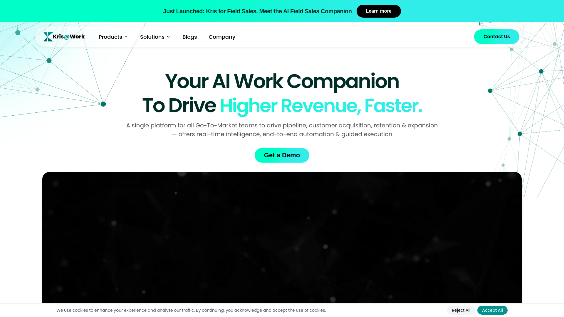 website screenshot of https://krisatworkstack.info/