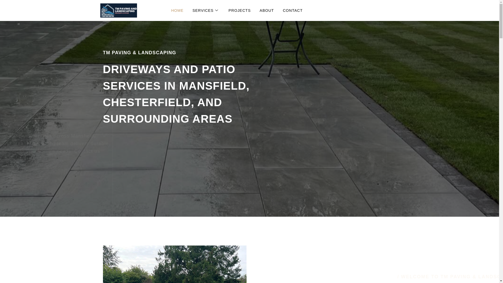 website screenshot of https://tmpavingandlandscaping.com/