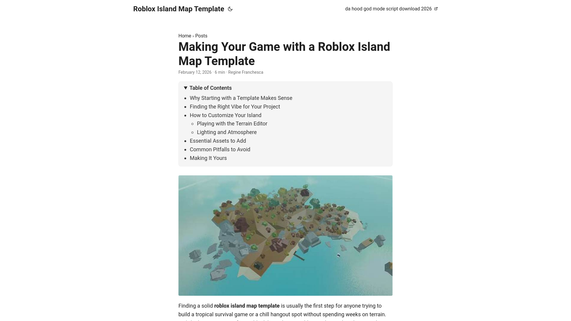website screenshot of https://roblox-island-map-template.pages.dev/