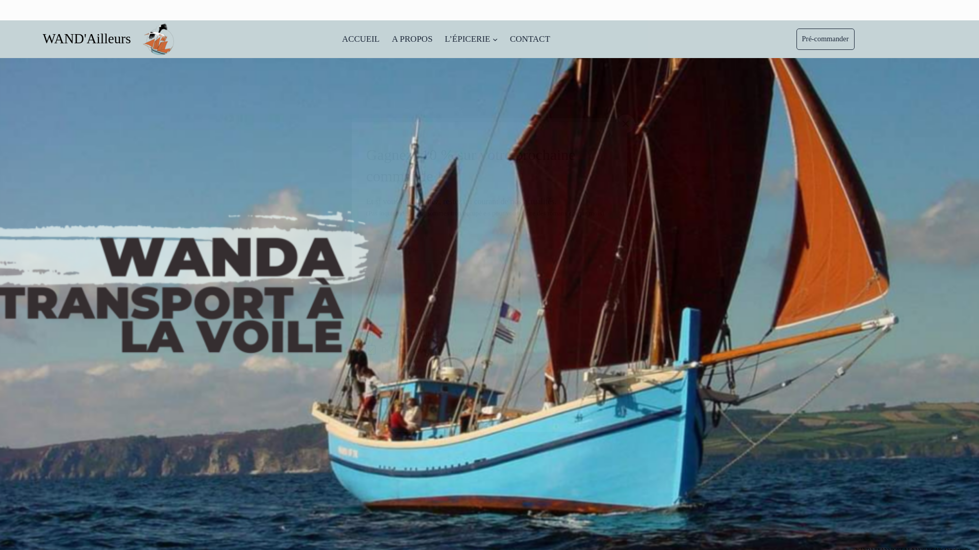 website screenshot of https://wandailleurs.org/