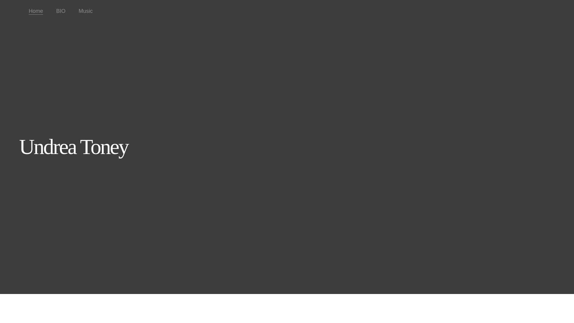 website screenshot of https://undreatoneyofficial.com/