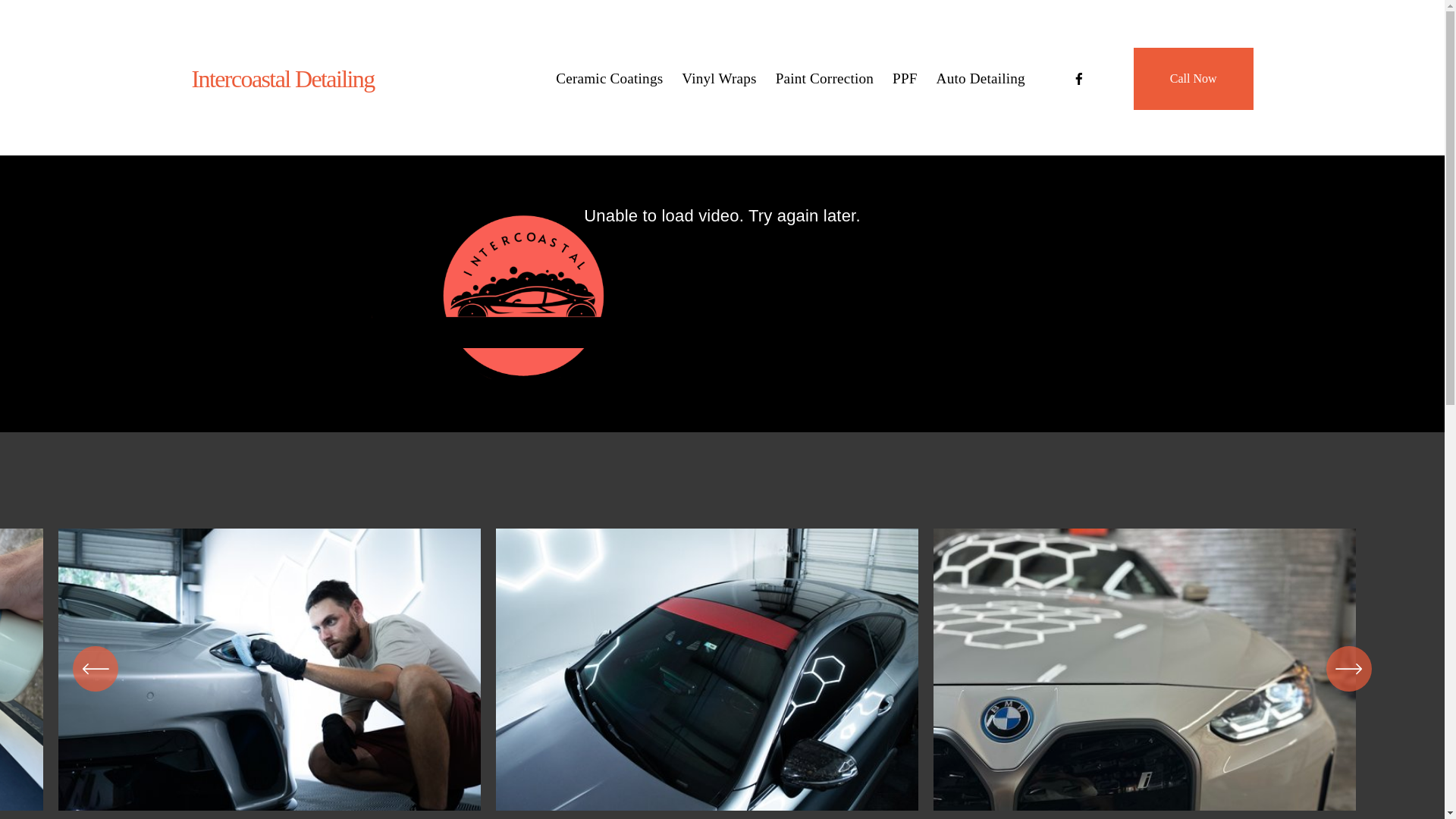 website screenshot of https://intercoastaltint.com/
