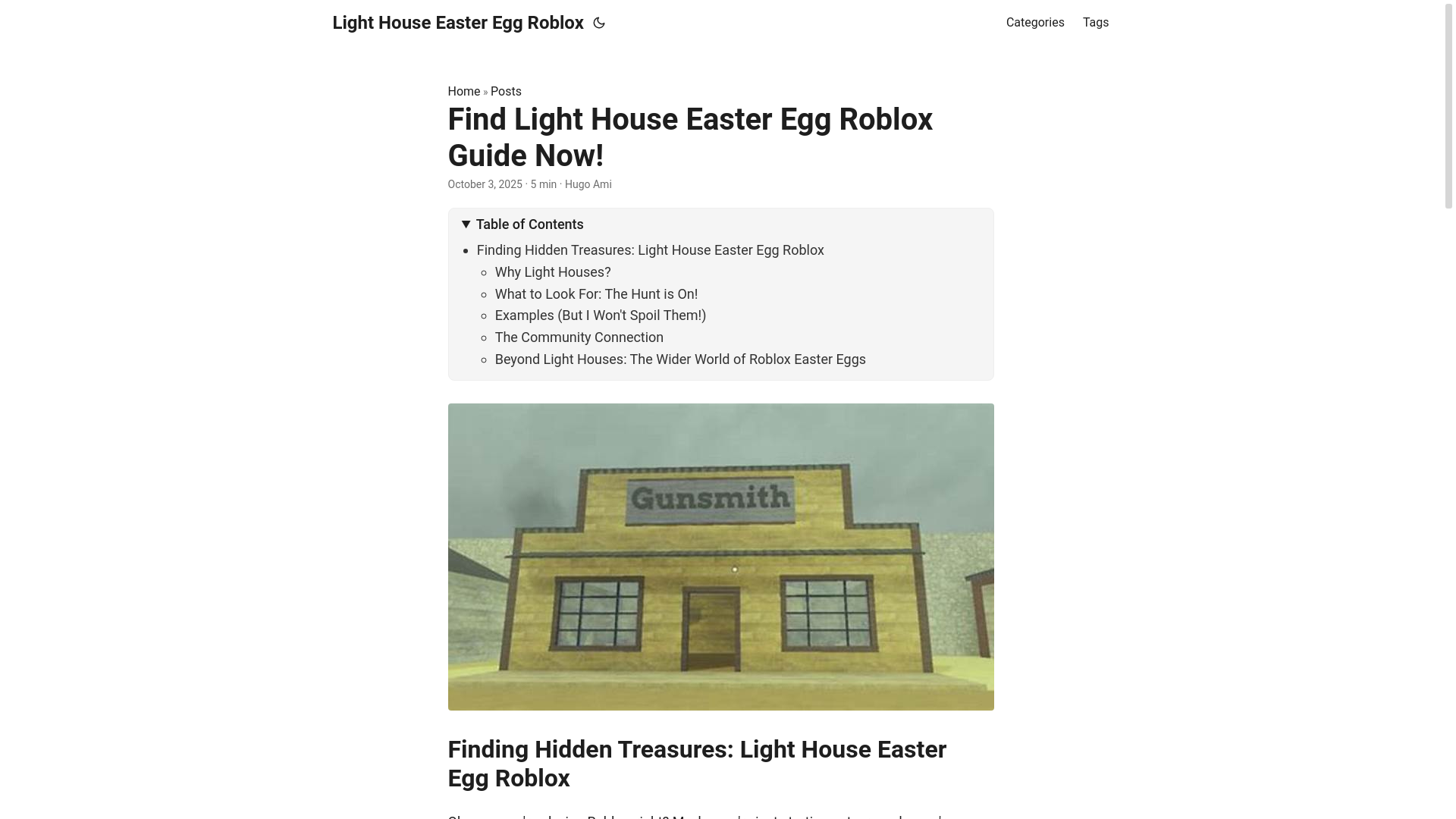 website screenshot of https://light-house-easter-egg-roblox.pages.dev/