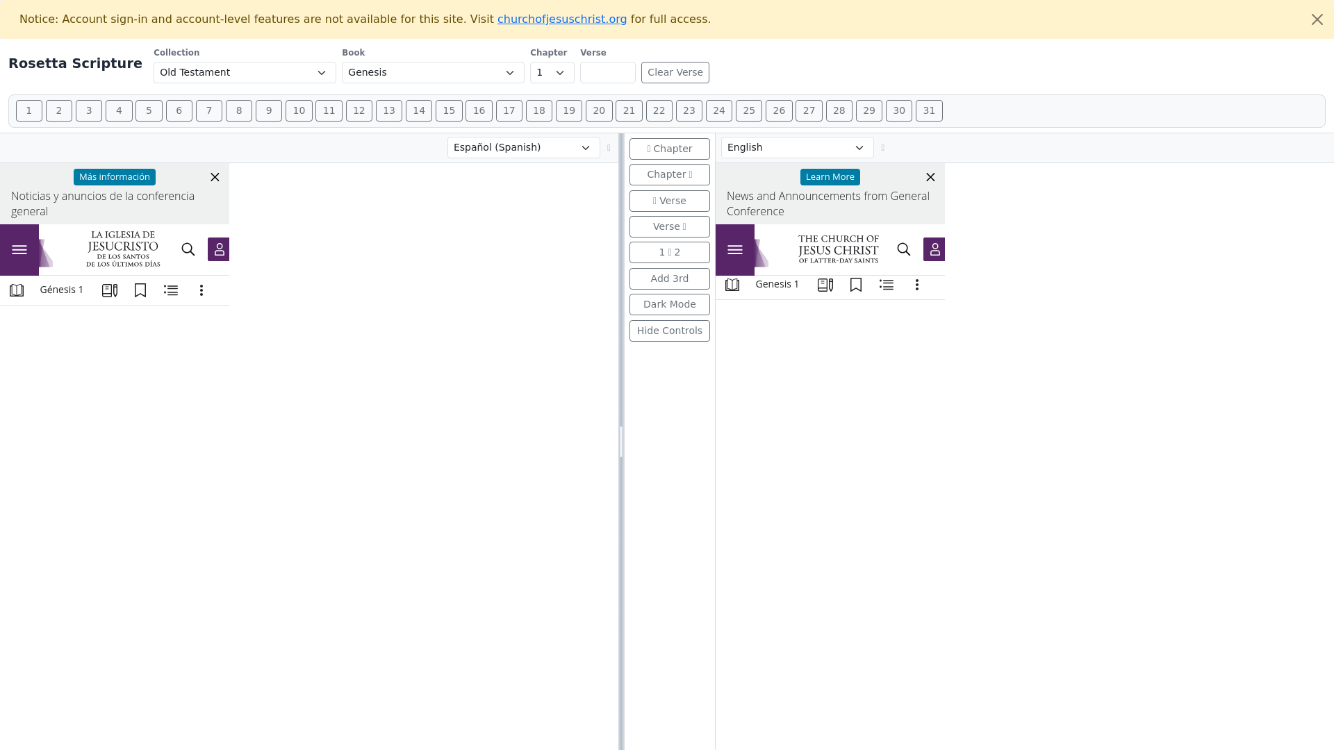 website screenshot of https://rosettascripture.com