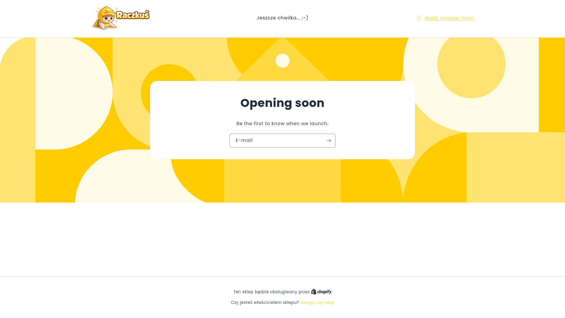 website screenshot of https://raczkus.pl/