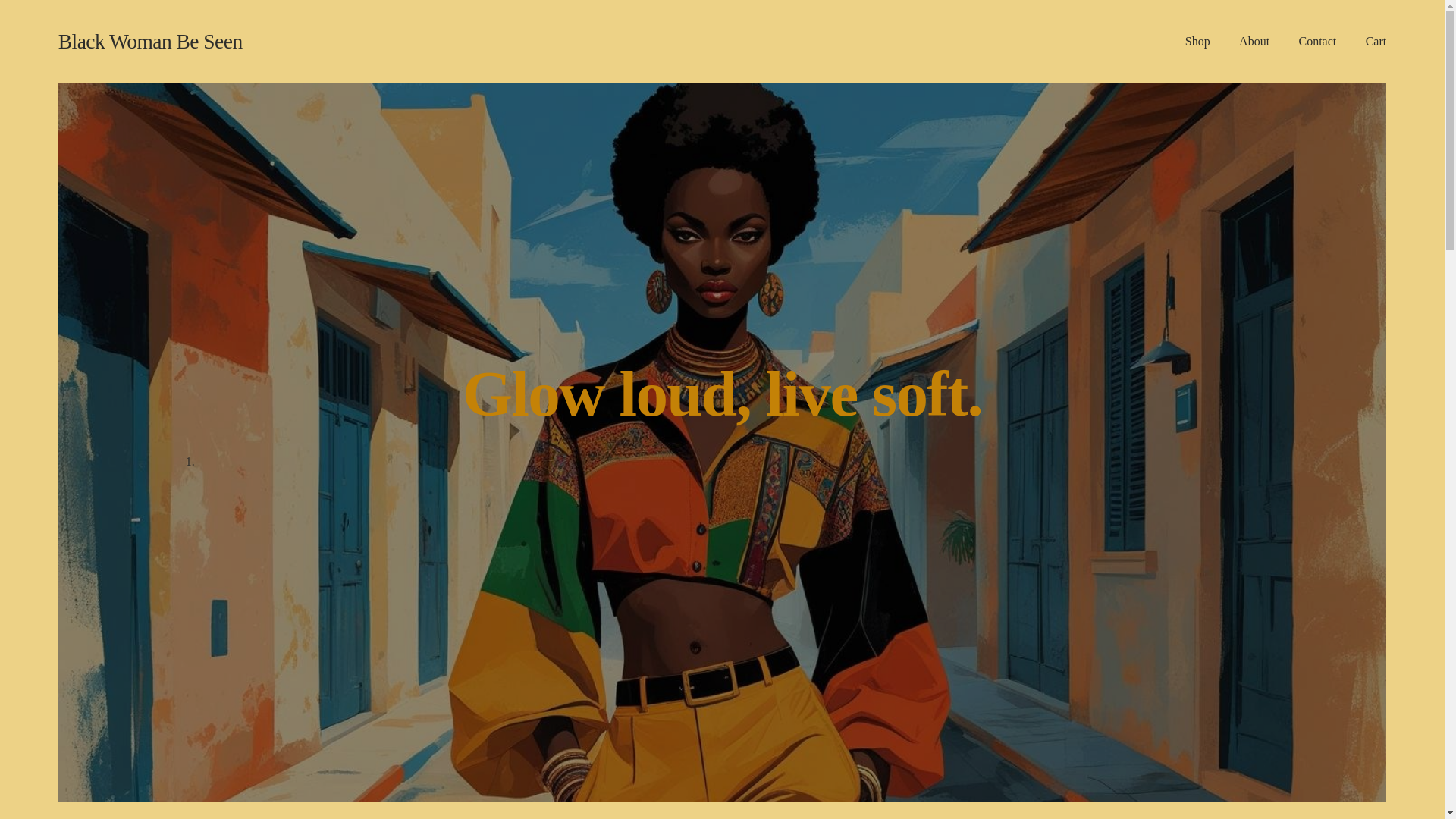 website screenshot of https://blackwomanbeseen.org/