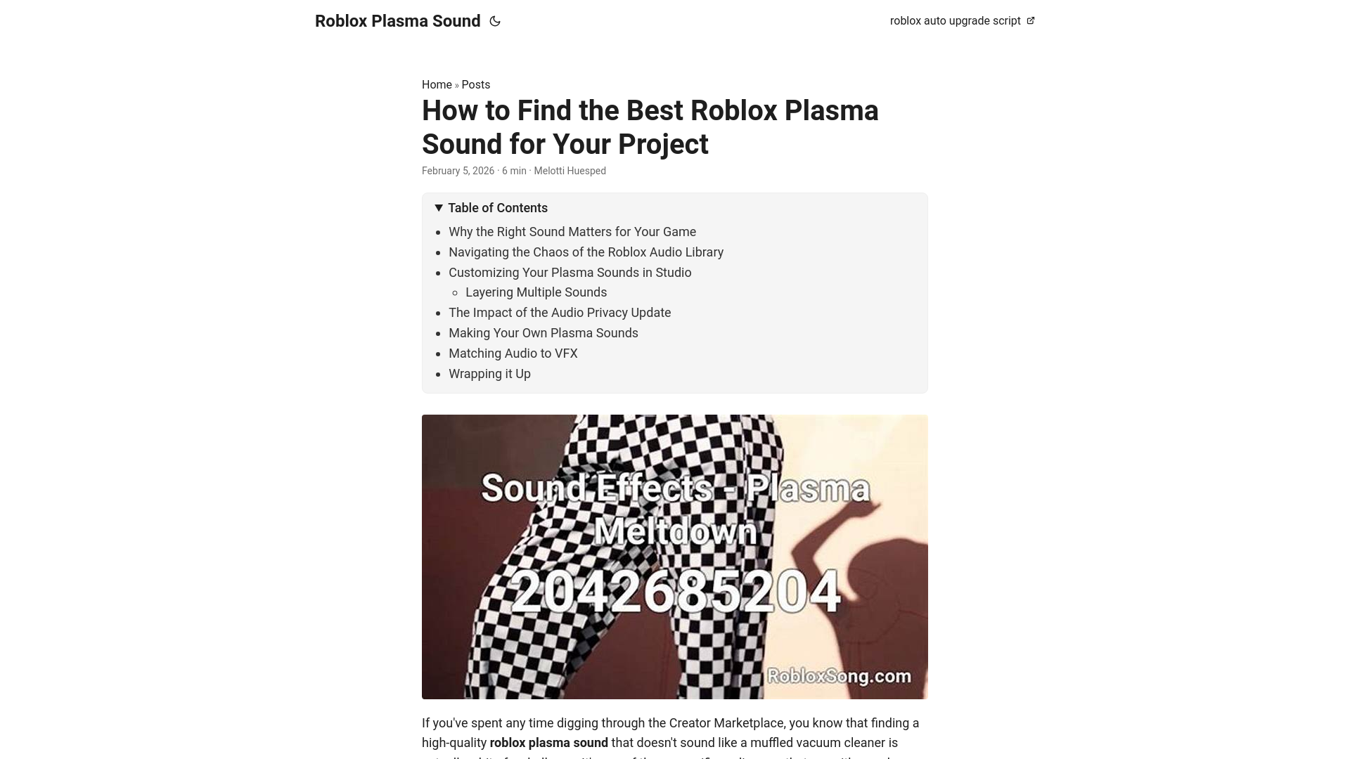website screenshot of https://roblox-plasma-sound.pages.dev/