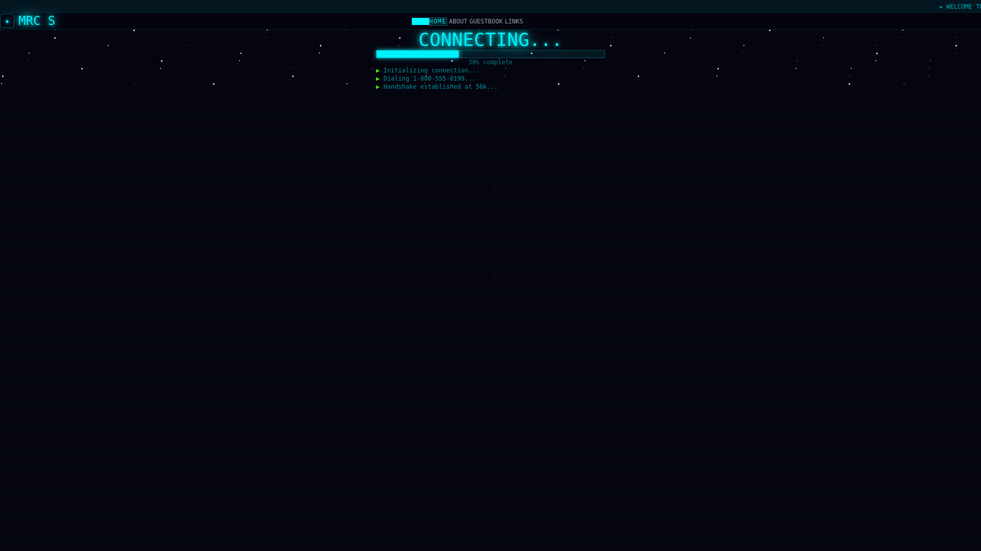 website screenshot of https://myreallycoolsite.com/