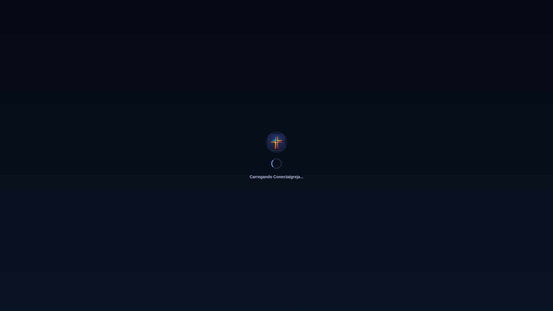 website screenshot of https://conectaigreja.app/