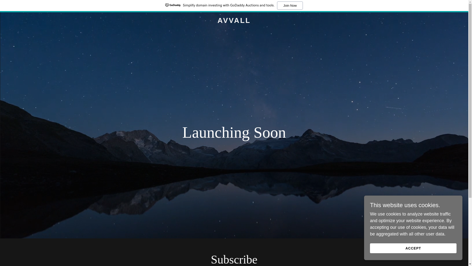 website screenshot of https://avvall.org/