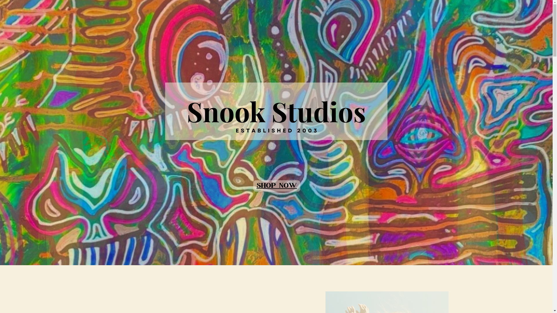 website screenshot of https://snookstudios.com/