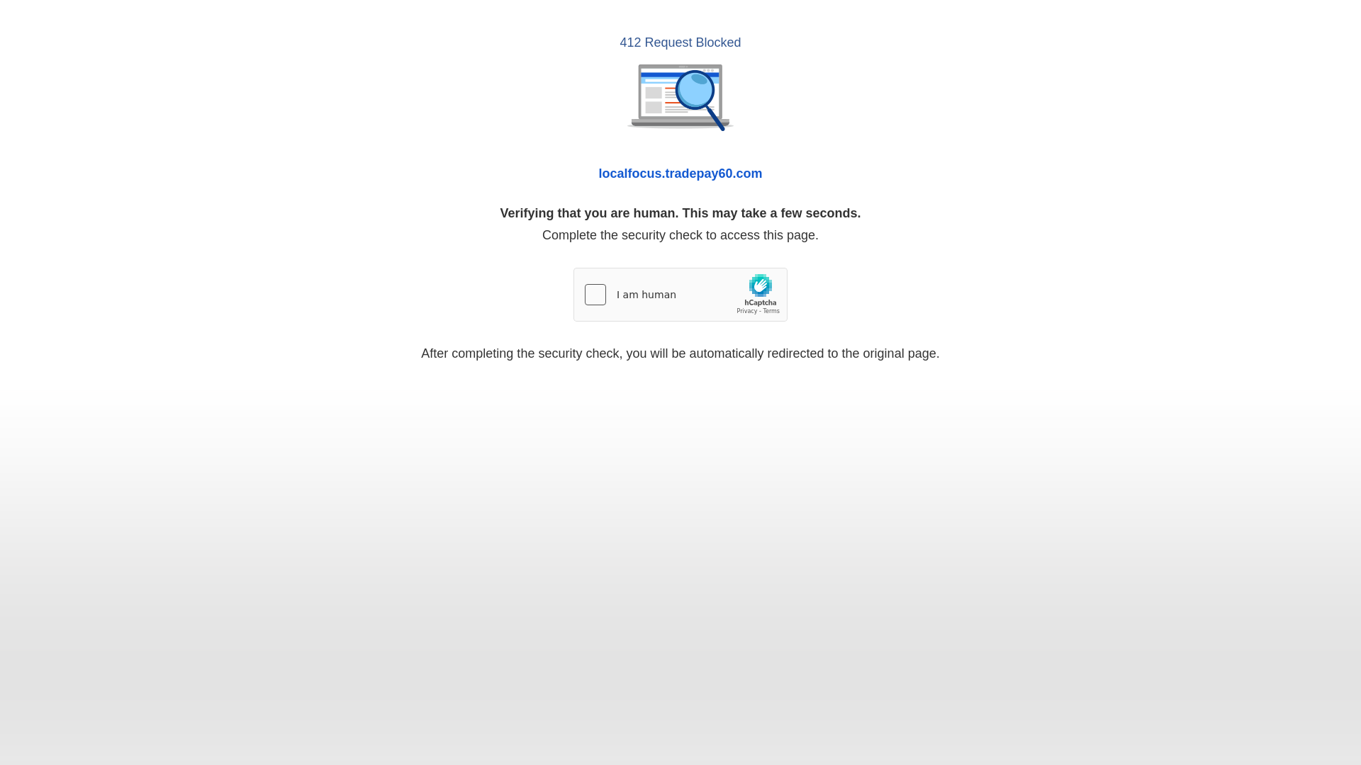 website screenshot of https://verifiedlocalfocus.co.uk/