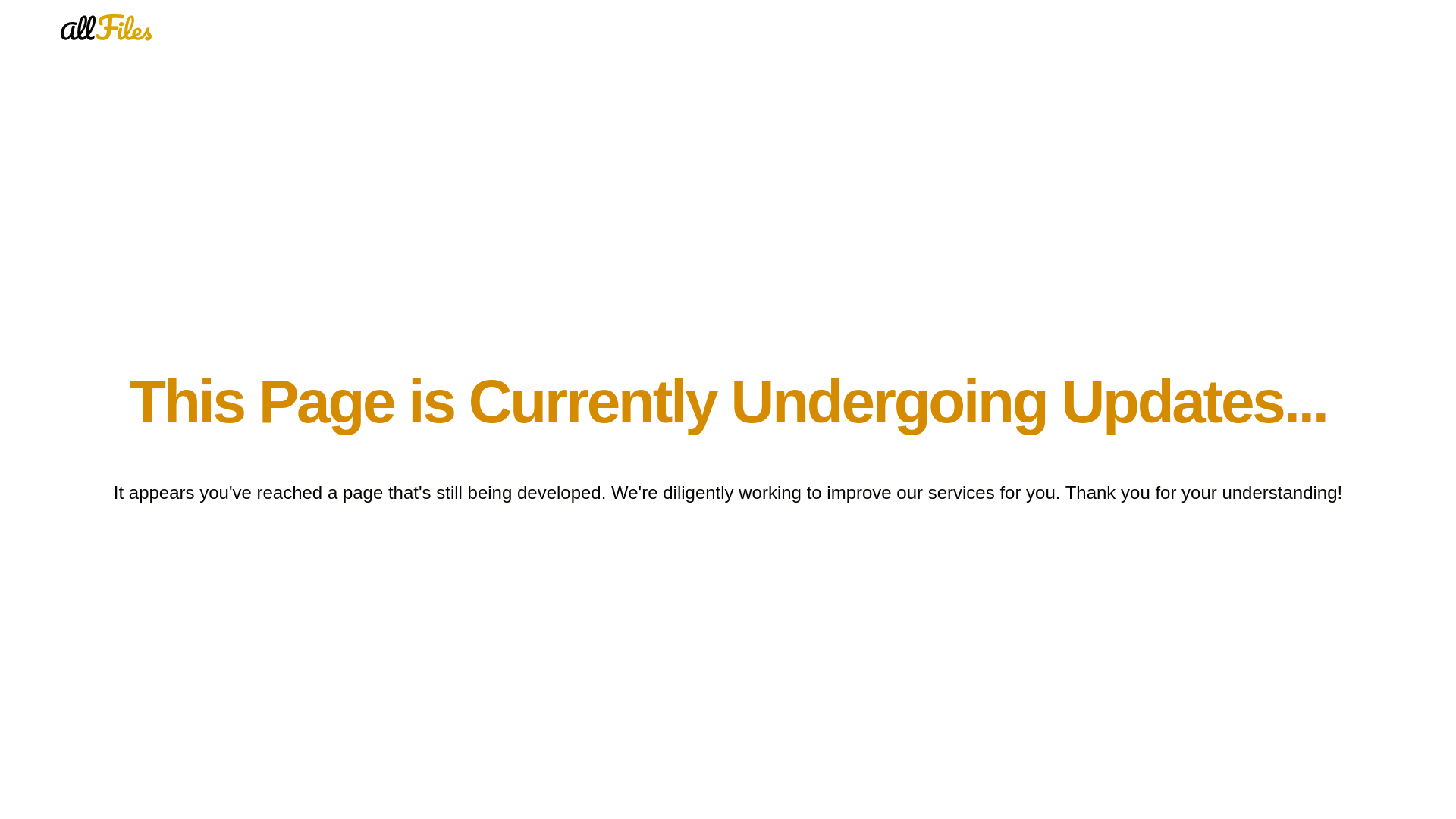 website screenshot of https://gotoallfiles.com