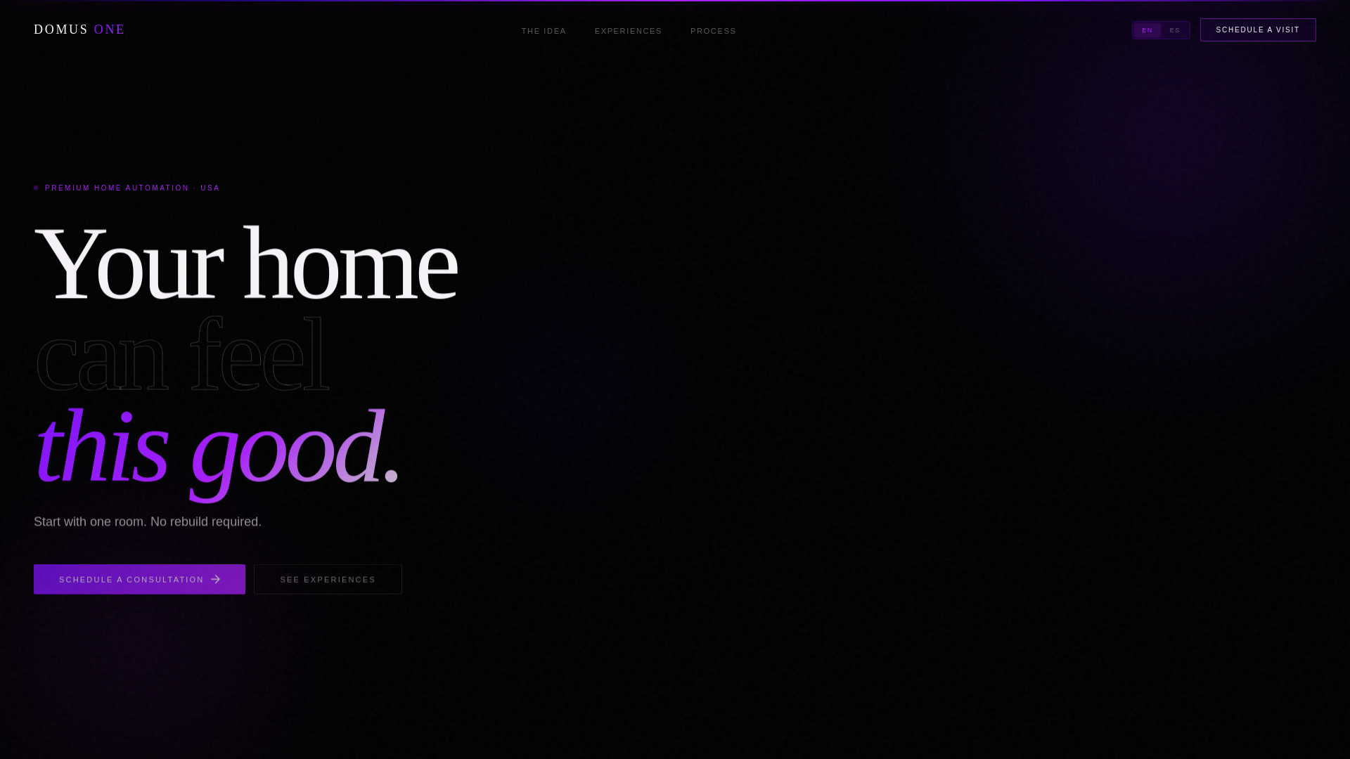 website screenshot of https://domus-one.pages.dev/