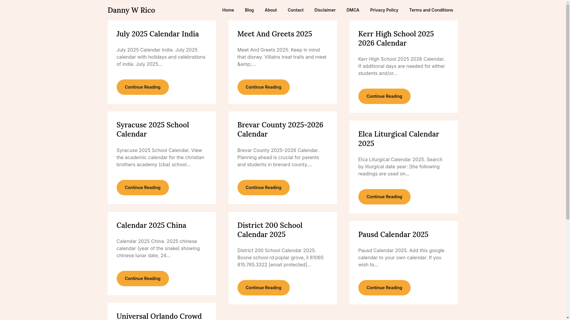 website screenshot of https://dannywricoa.pages.dev/