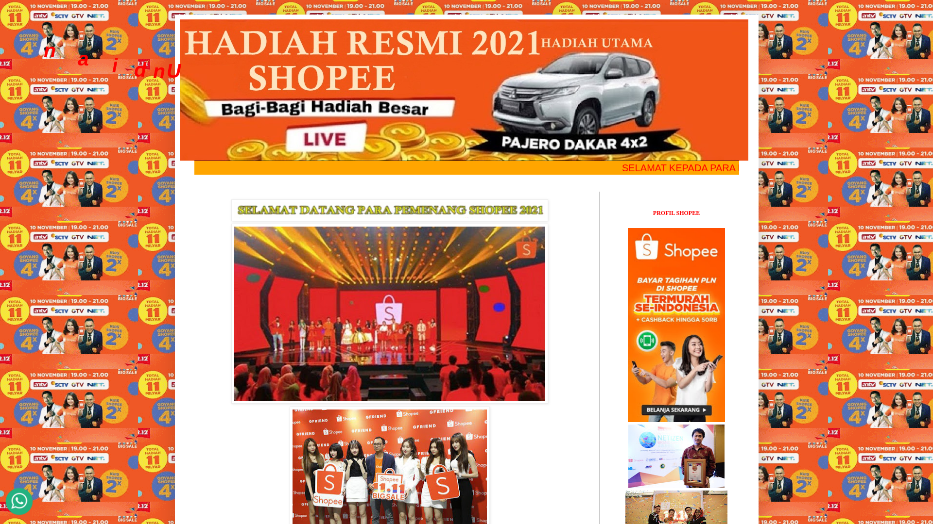 website screenshot of https://program-resmi115.blogspot.com
