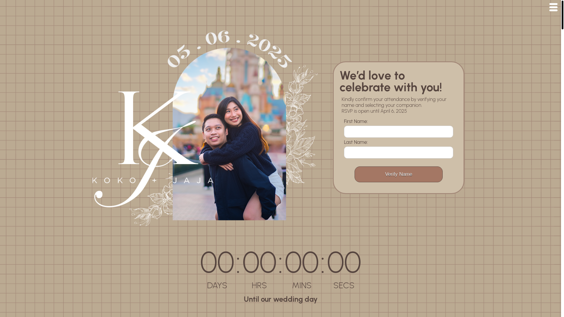website screenshot of https://chrlecrste.com/