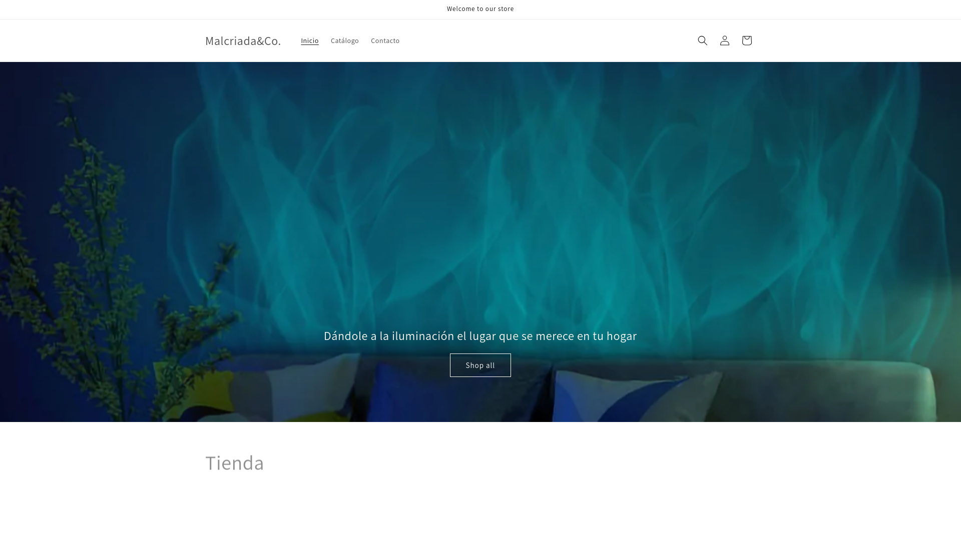 website screenshot of https://malcriadayco.com/