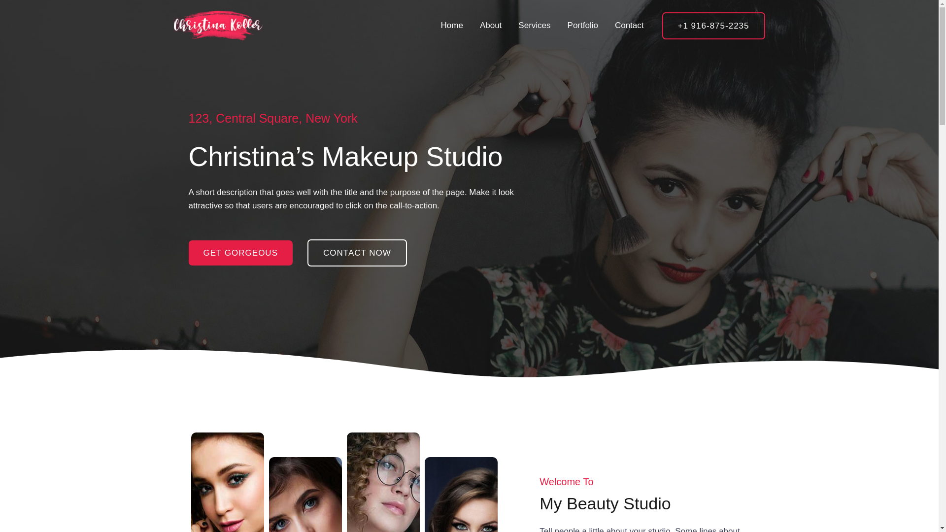 website screenshot of https://shrinakbeauty.com/