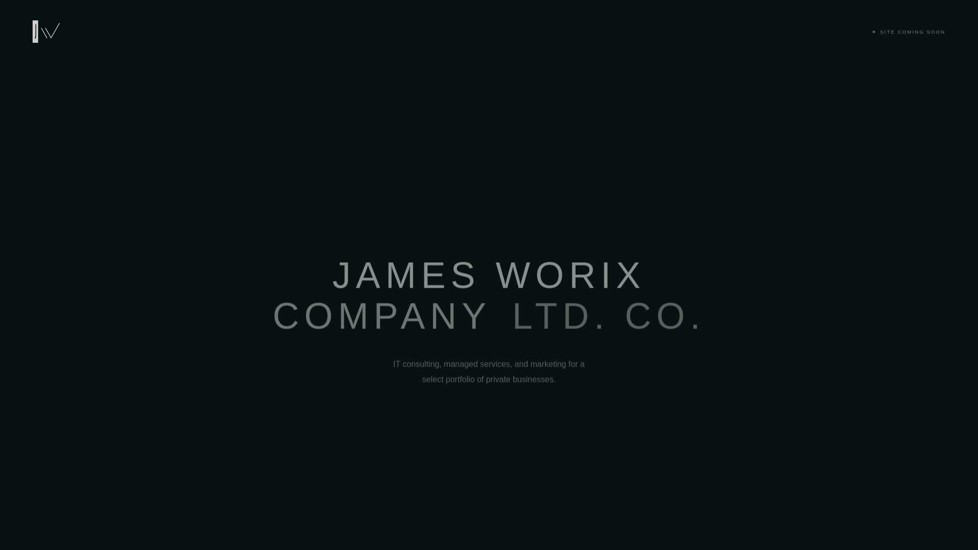 website screenshot of https://jamesworix.com